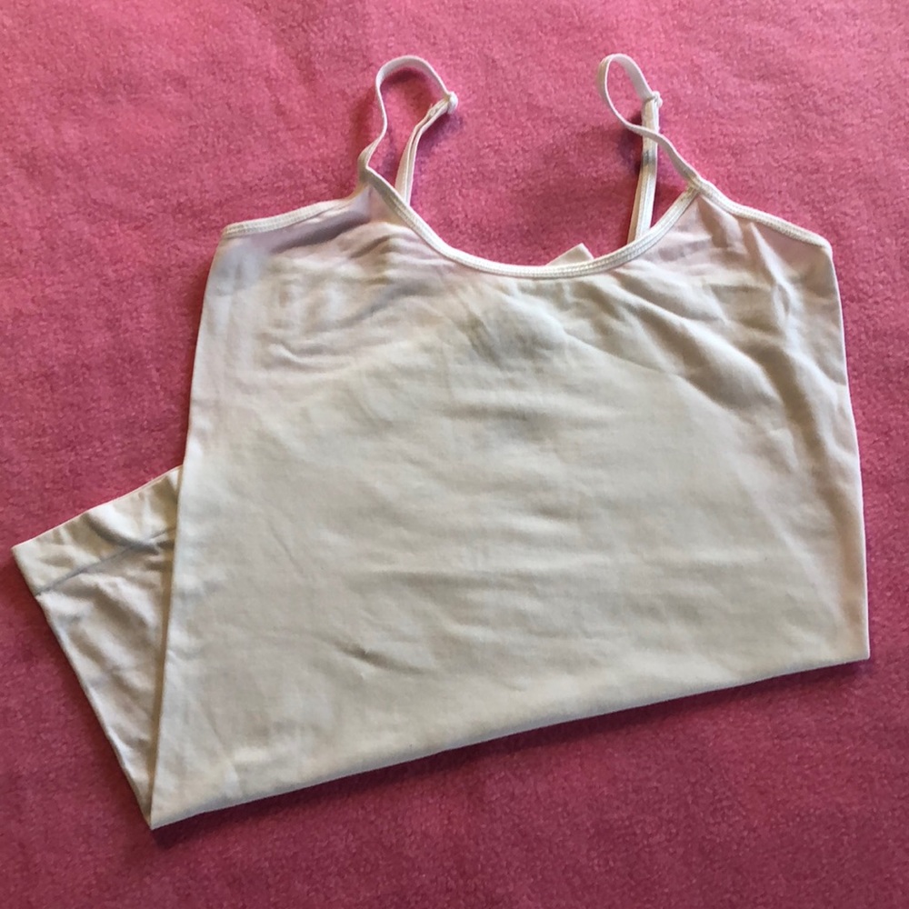 SO White spaghetti strap camisole tank XS